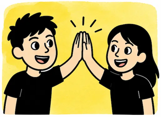 Minh họa liên hệ và trao đổi công việc
